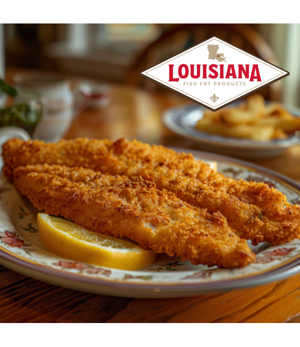 Louisiana Fish Fry Seasoned Fish Fry - Perfect for Crispy, Delicious Fish