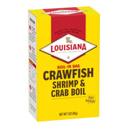 Louisiana Fish Fry Boil-in Bag Crawfish Shrimp & Crab boil 3oz
