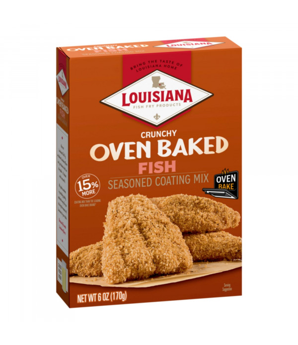 Louisiana Fish Fry Crunchy Oven Baked Fish 6oz