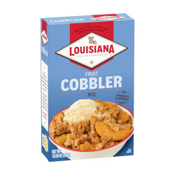Louisiana Fish Fry Fruit Cobbler Mix - A Delicious and Easy-to-Make Dessert