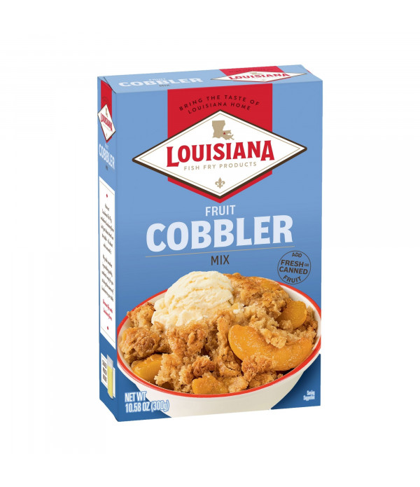 Louisiana Fish Fry Fruit Cobbler Mix 10.58oz