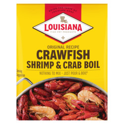 Spicy and Flavorful Louisiana Fish Fry Crawfish Crab & Shrimp Boil - 25lb