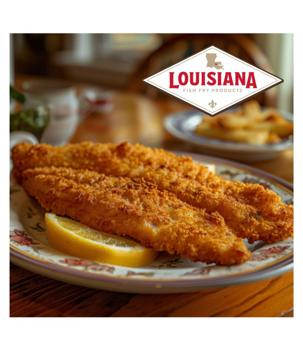 Flavorful and Crispy Coating for Fried Foods with Louisiana Fish Fry Cajun Fry - 25lb