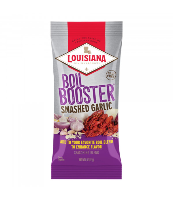 Louisiana Fish Fry Boil Booster Smashed Garlic 8oz