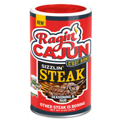 Ragin Cajun 8oz "Sizzlin' Steak" Cajun Seasoning & Rub
