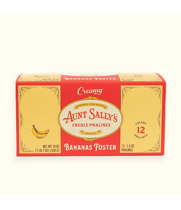 Aunt Sally's Creamy Banana Foster Pralines 12 Pack