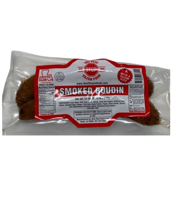 The Best Stop Smoked Boudin 12oz