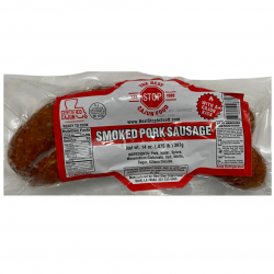 The Best Stop Smoked Pork Sausage 14oz 