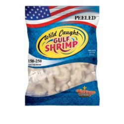 Big Easy Foods Gulf Shrimp 150-250ct Peeled 1lb