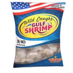 Big Easy Foods Gulf Shrimp 31-40ct PUD 1lb