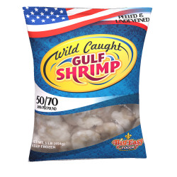 Big Easy Foods Gulf Shrimp 50-70ct PUD 1lb
