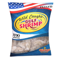 Big Easy Foods Gulf Shrimp 71-90ct Peeled 1lb