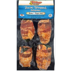 Big Easy Foods Bacon Wrapped  Stuffed Jalapenos wi...