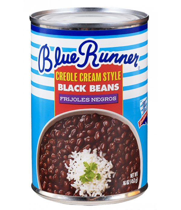 Blue Runner Creole Cream Style Black Beans 16oz