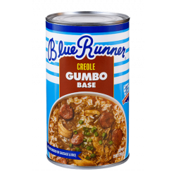 Authentic Cajun Flavor with Blue Runner Creole Chicken & Sausage Gumbo Base - 25oz Jar