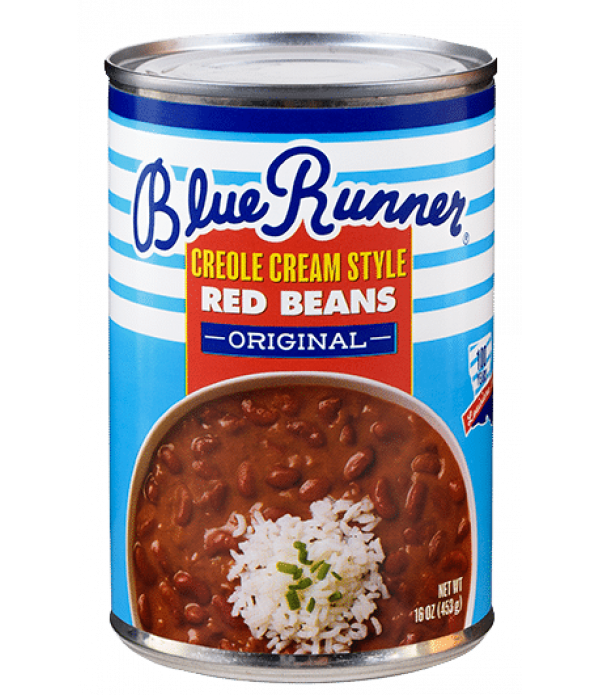 Blue Runner Creole Cream Style  Original Red Beans 16oz