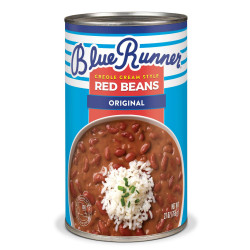 Authentic Cajun Flavor with Blue Runner Creole Cream Style Original Red Beans - 27oz Can