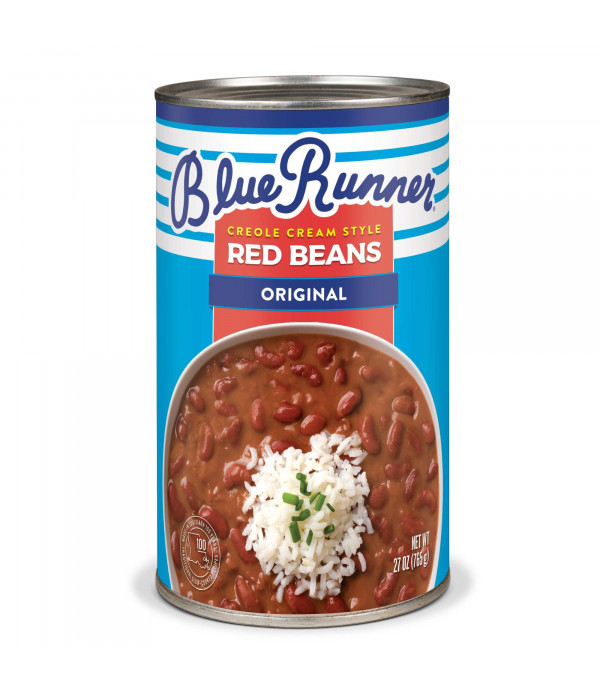 Blue Runner Creole Cream Style  Original Red Beans 27oz