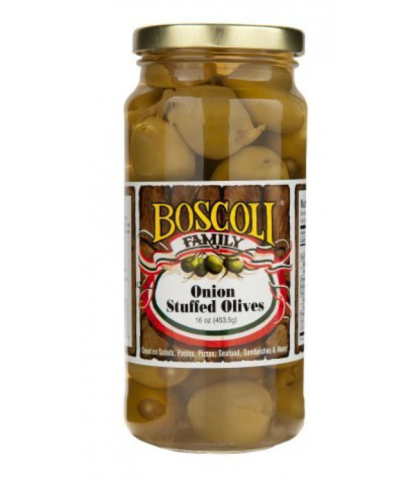 Boscoli Onion Stuffed Olives 16oz
