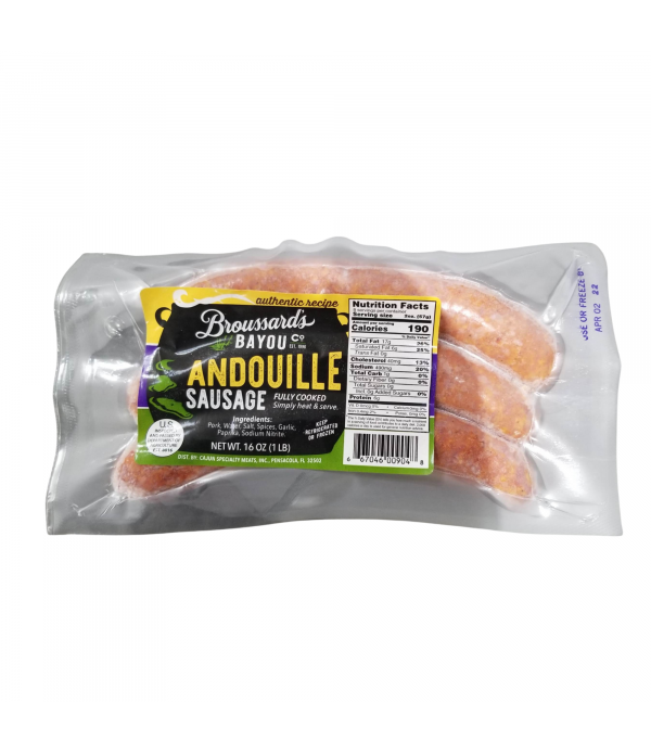 Broussard's Bayou Company Andouille 1lb