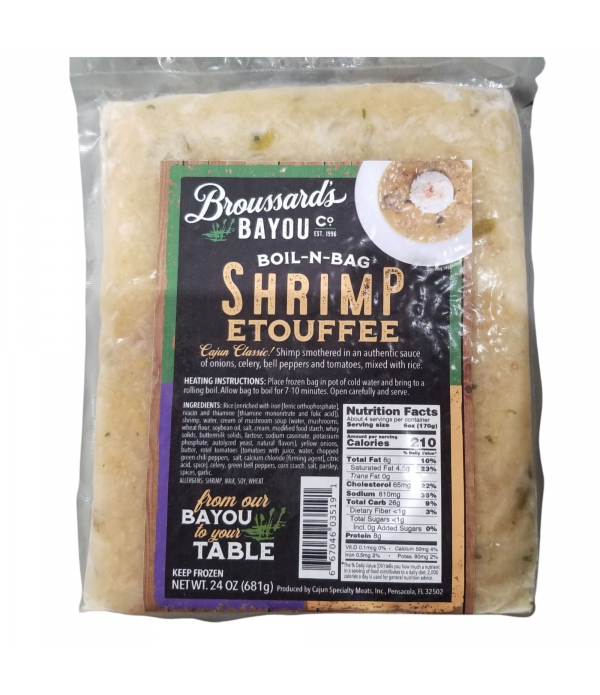 Broussards Bayou Company Shrimp Etouffee w/Rice 24oz