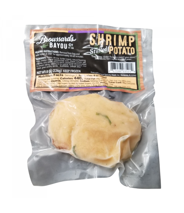 Broussards Bayou Company Shrimp Stuffed Twice Baked Potato 10oz