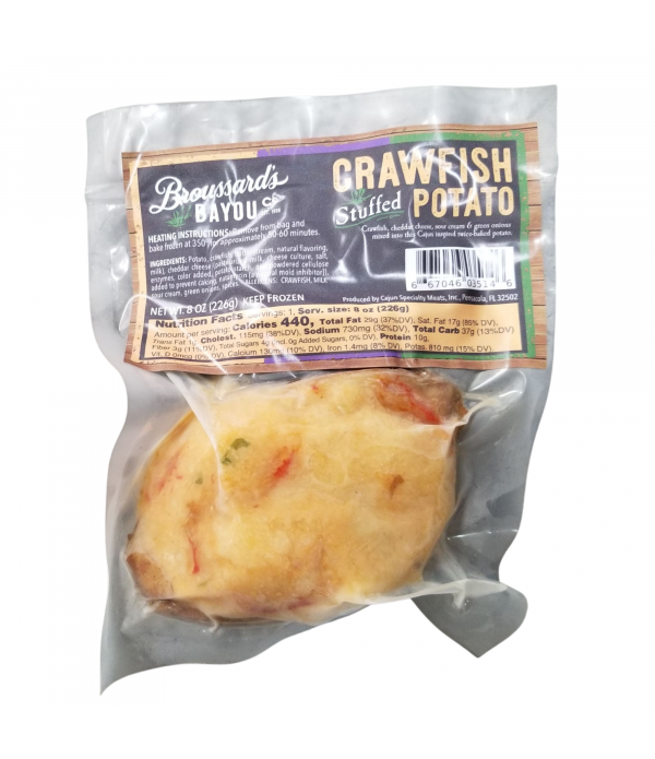 Broussards Bayou Company Crawfish Stuffed Twice Baked Potato 10oz