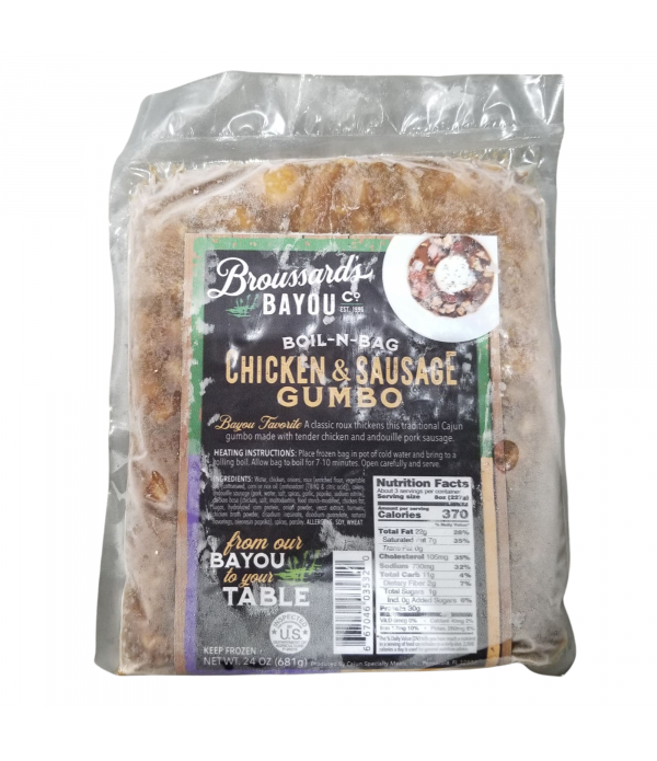 Broussards Bayou Company Chicken & Andouille Gumbo 24oz