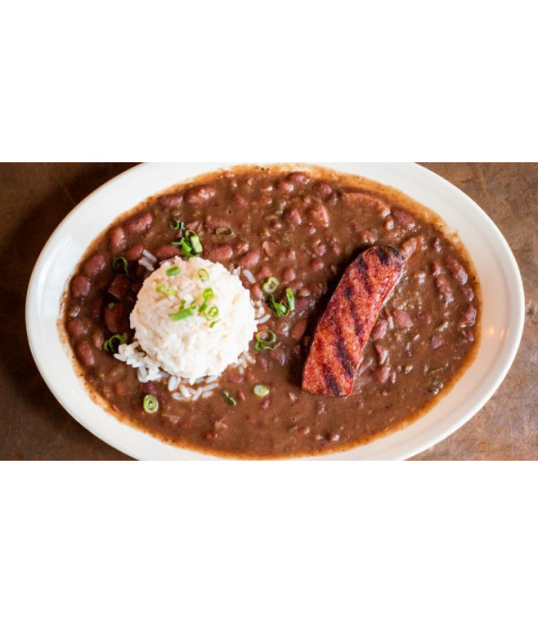 Broussards Bayou Company Red Beans with Andouille & Tasso - Authentic Cajun Flavor in a 24oz Bag