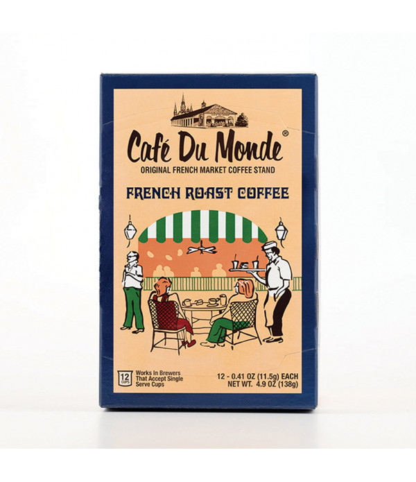 Café Du Monde Single Serve French Roast Coffee 12c