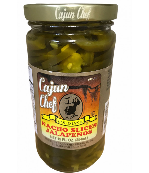 Cajun Chef Mexican Style Hot Jalapeno Peppers 12oz