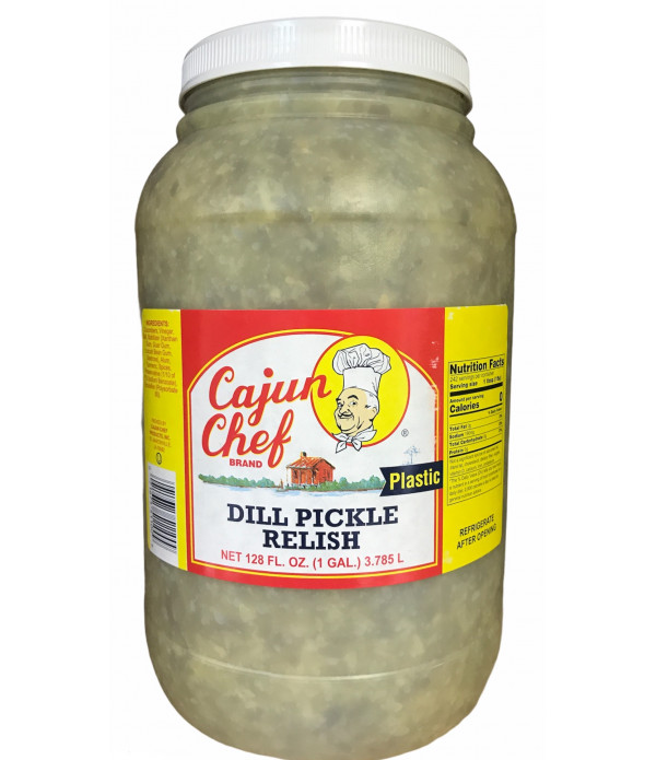Cajun Chef Dill Pickle Relish 128oz