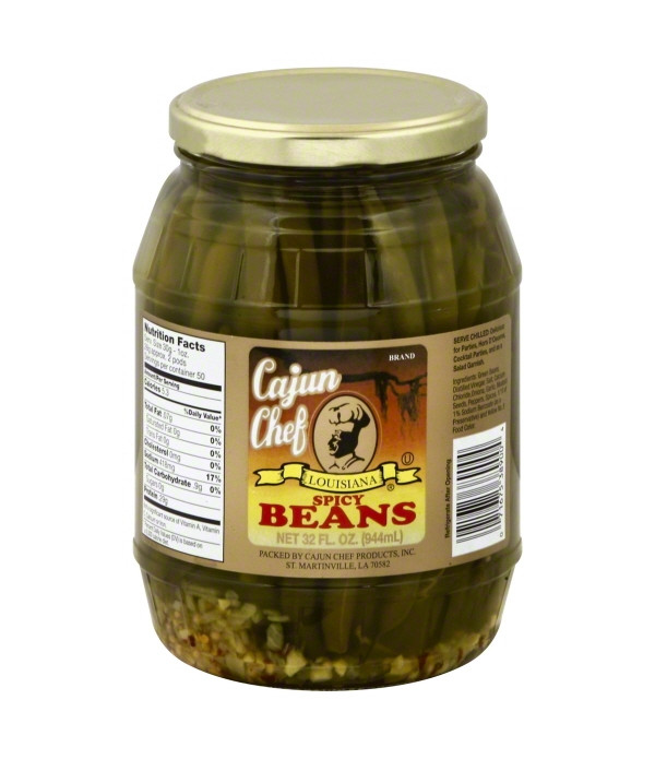 Cajun Chef Spicy Green Beans 32oz 