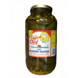 Cajun Chef- Whole Hot Jalapeno Peppers 128oz