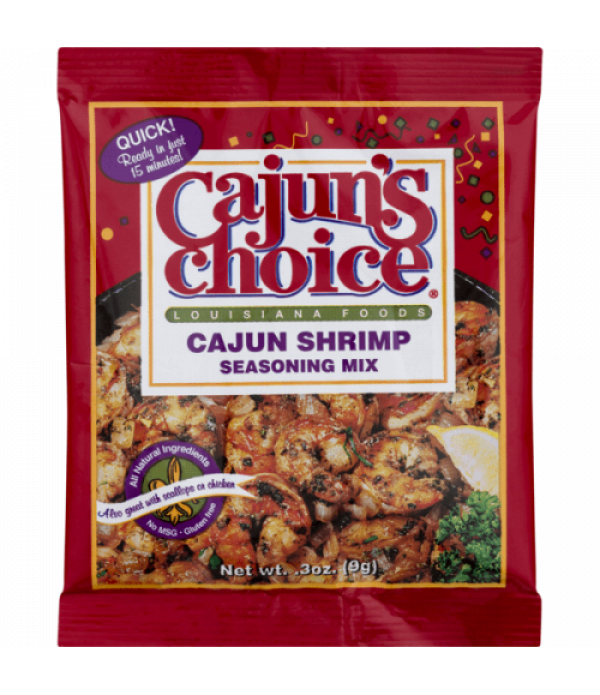 Cajun's Choice Cajun Shrimp Seasoning  .3oz