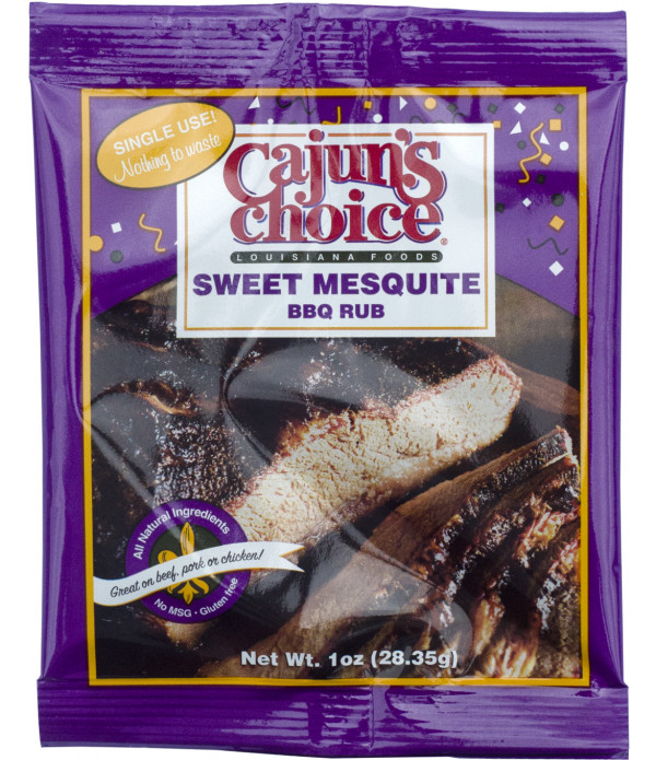 Cajun's Choice Sweet Mesquite BBQ Rub 1oz