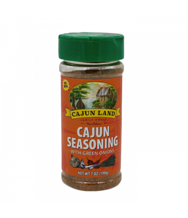 Cajun Land Seasoning with Green Onions 7oz