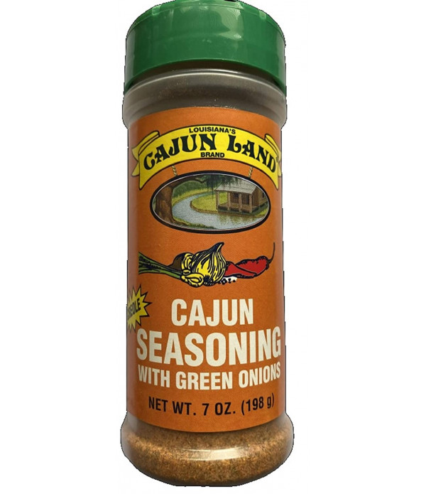 Cajun Land Seasoning with Green Onions 7oz