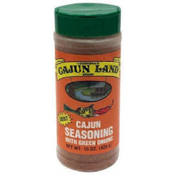 Cajun Land Seasoning with Green Onions 15oz
