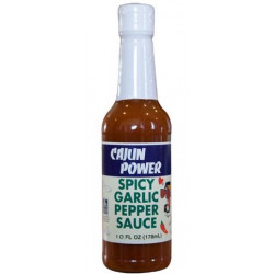 Cajun Power Spicy Garlic Pepper Sauce 10oz