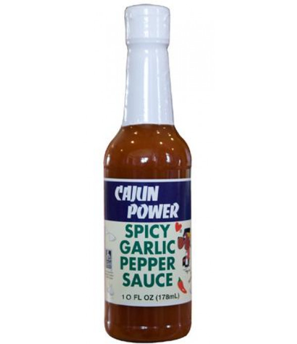 Cajun Power Spicy Garlic Pepper Sauce 10oz