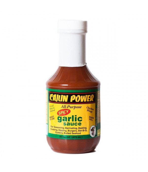 Cajun Power Spicy Garlic Sauce 16oz