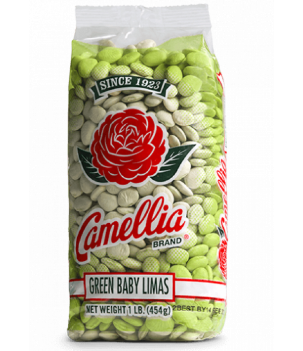 Camellia Green Baby Lima Beans 1lb