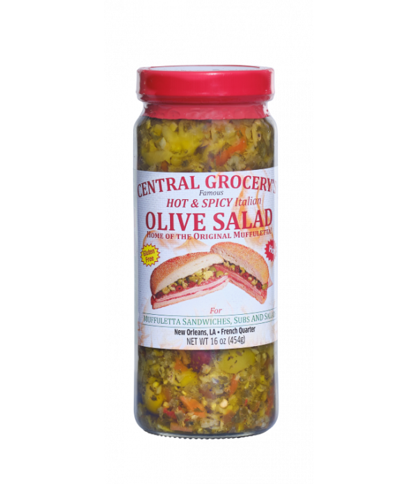 Central Grocery's Hot Olive Salad 16oz