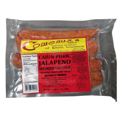 Comeaux's Fresh Pork & Jalapeno Sausage 1lb