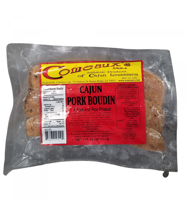 Comeaux's Pork Boudin 1lb