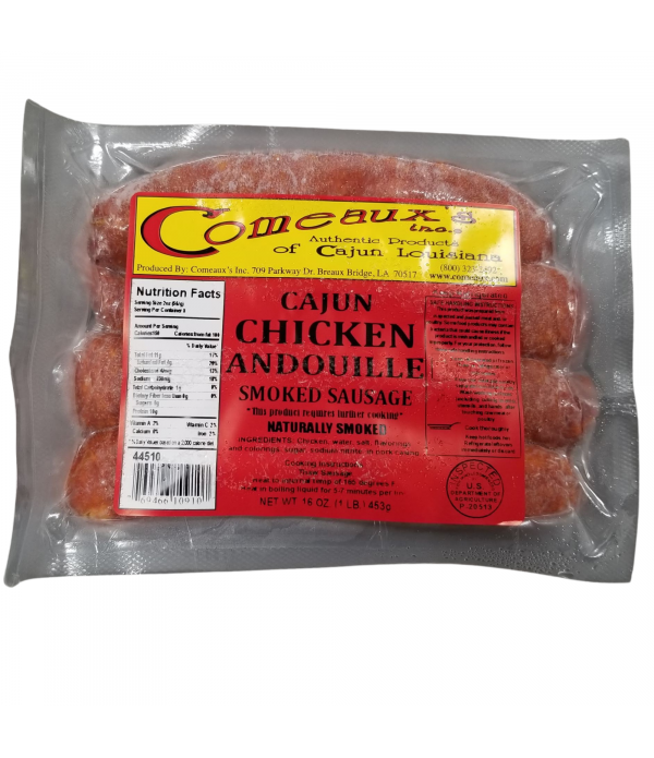 Comeaux's Chicken Andouille 1lb
