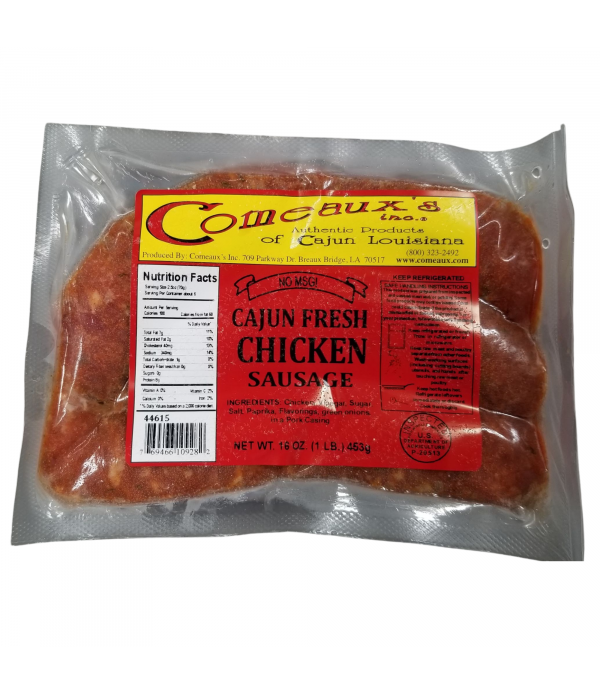 Comeaux's Chicken Sausage 1lb