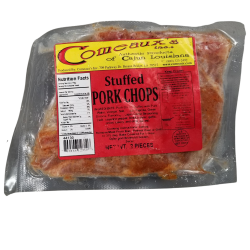 Comeaux's Stuffed Pork Chops w/ Pork Dressing