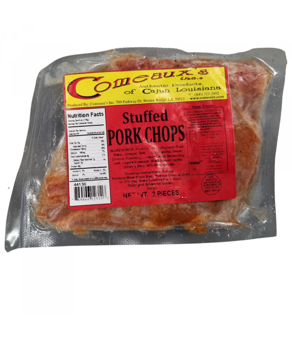 Comeaux's Stuffed Pork Chops w/ Pork Dressing